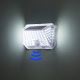 Brilagi - LED Solární nástěnné svítidlo se senzorem WALLIE LED/4W/5,5V 6500K IP64 stříbrná