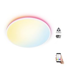 WiZ - LED RGBW Stmívatelné stropní svítidlo RUNE LED/21W/230V 2700-6500K Wi-Fi bílá