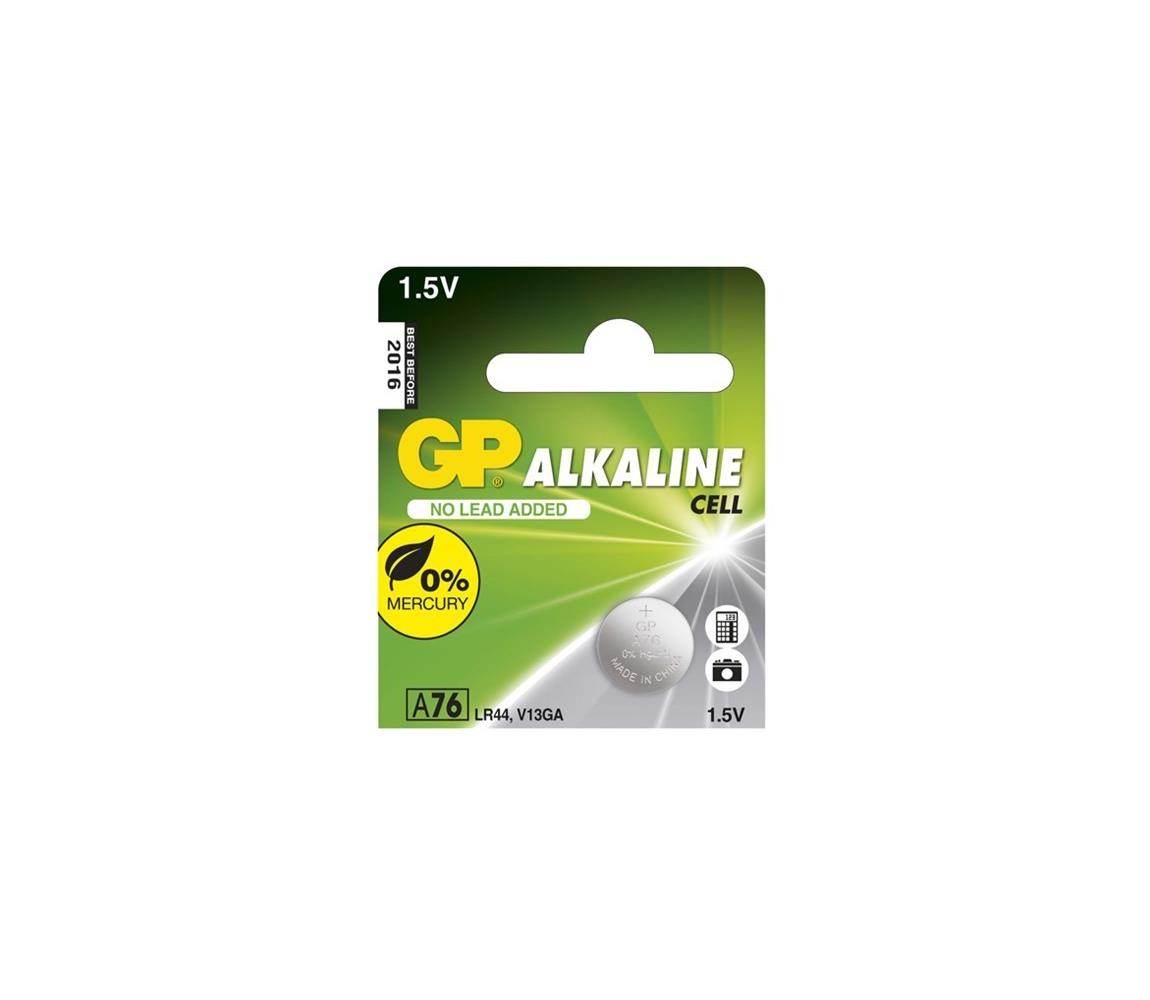 1 ks Alkalická baterie knoflíková LR44 GP ALKALINE 1,5V 