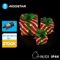 Aigostar- LED Venkovní vánoční dekorace 3,6W/31/230V 2700K 20/25/30cm IP44 dárky