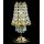 Artcrystal PTB112200001 - Křišťálová stolní lampa 1xE14/40W/230V