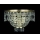 Artcrystal PWB121800002 - Křišťálové nástěnné svítidlo 2xE14/40W/230V