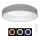 Brilagi - LED Stmívatelné stropní svítidlo FALCON LED/80W/230V 3000-6500K pr. 60 cm šedá + dálkové ovládání