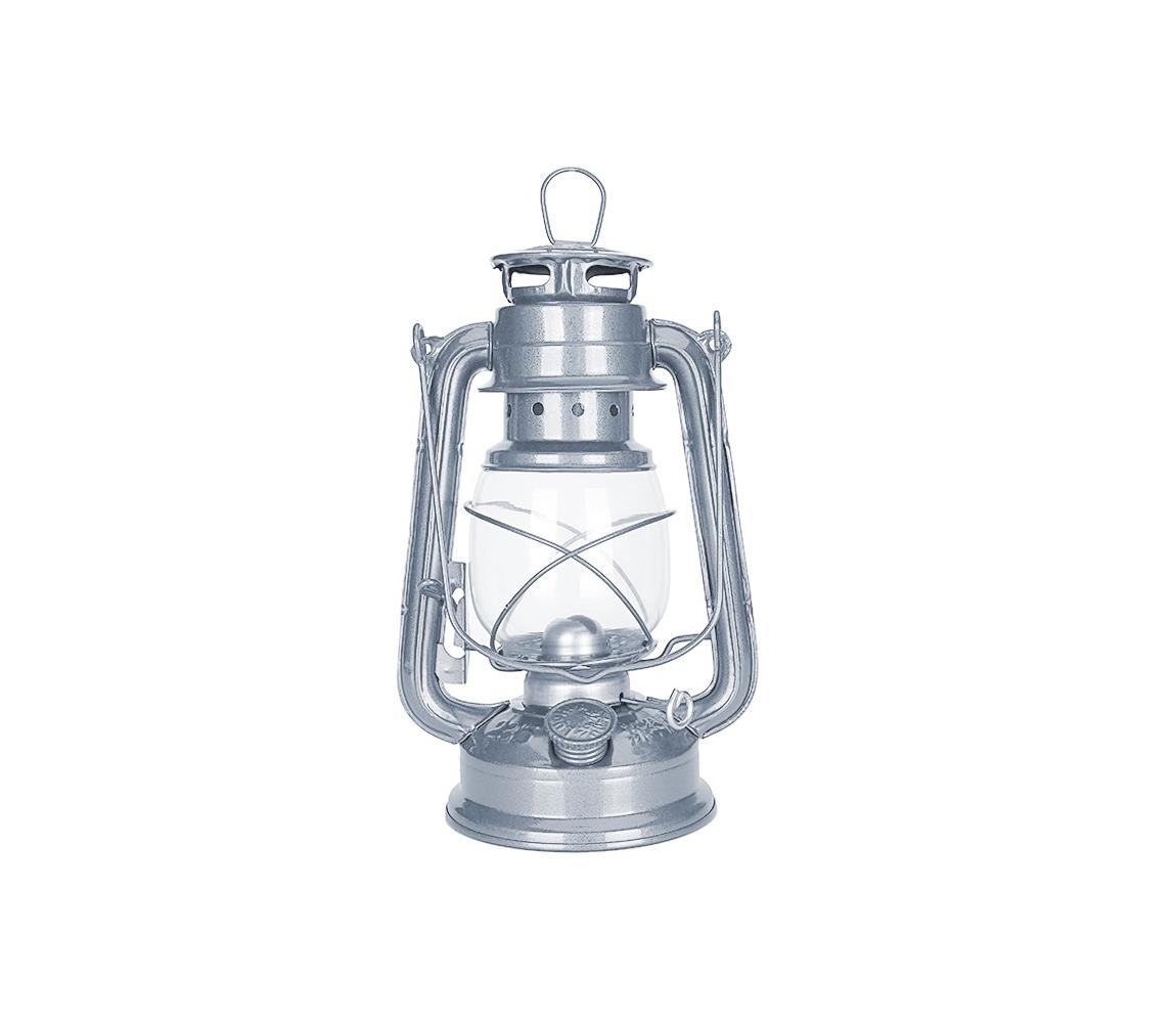 Brilagi Brilagi - Petrolejová lampa LANTERN 24,5 cm stříbrná 