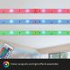 Brilo - LED RGB Stmívatelný pásek 11,5m LED/24W/230V + dálkové ovládání