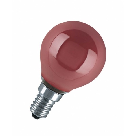 Dekorační žárovka E14/11W DECOR P RED - Osram