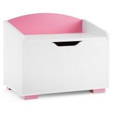 Dětský úložný kontejner PABIS 50x60 cm bílá/růžová
