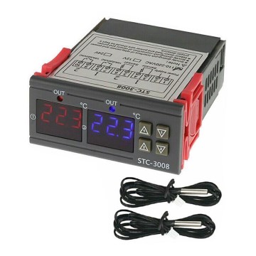 Digitální termostat duální 3W/230V