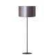Duolla - Stojací lampa CANNES 1xE27/15W/230V 45 cm stříbrná/černá