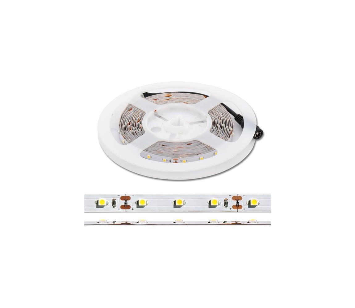  LED páska DX-SMD3528-BI/5M LED set vč.adpt., 60xSMD/m, 5m, 4.8W/m, IP2