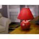 Eglo 23876 - Stolní lampa TINA 1xE14/40W/230V červená