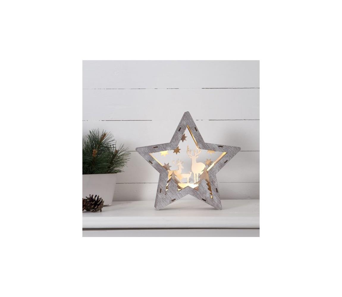 Eglo Eglo 410413 - LED Vánoční dekorace FAUNA 10xLED/0,03W/2xAAA 