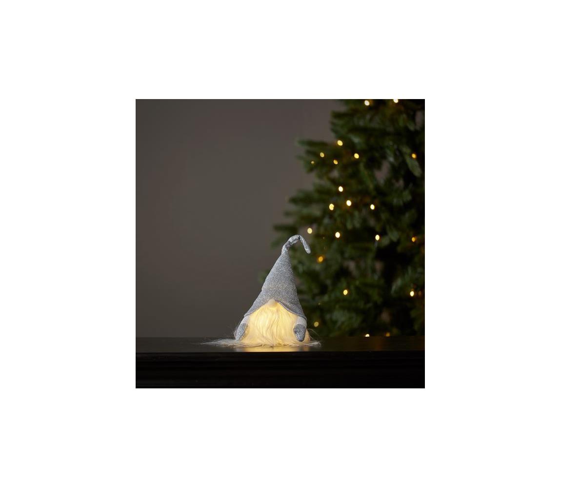 Eglo Eglo 411469 - LED Vánoční dekorace JOYLIGHT 1xLED/0,06W/3xAG13 šedá 