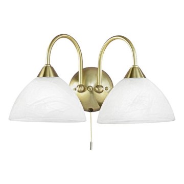 EGLO 83019 - Nástěnné svítidlo LORD 2xE14/40W