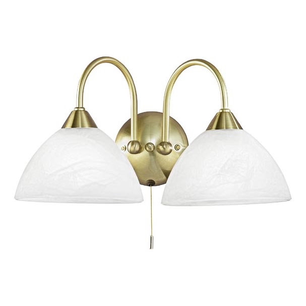 EGLO 83019 - Nástěnné svítidlo LORD 2xE14/40W