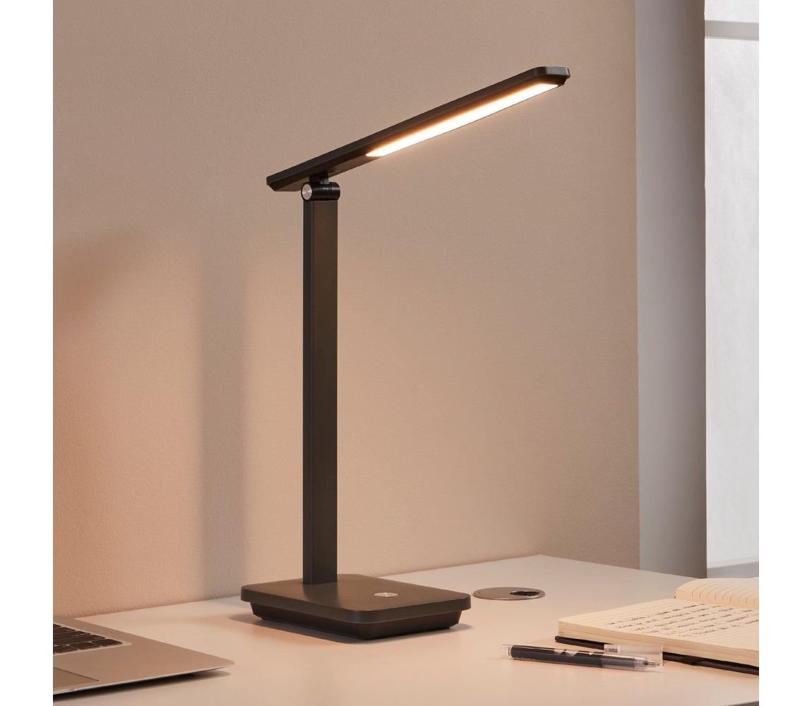 Eglo Eglo 900957-LED Stmívatelná nabíjecí stolní lampa INIESTA 3,6W/5V 1800mAh šedá 