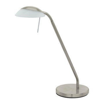 EGLO 91481 - Stolní lampa CAREN matný nikl/satén EGLO 91481 - Stolní lampa CAREN matný nikl/satén