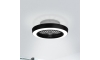 Eglo - LED Stmívatelný stropní ventilátor LED/37,8W/230V černá + dálkové ovládání