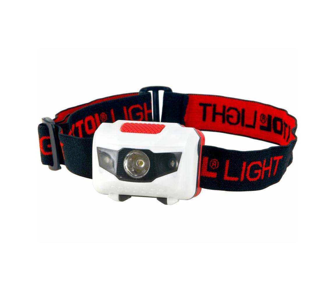 Extol Extol - LED Čelovka s červeným světlem LED/1W/3xAAA černá/červená 