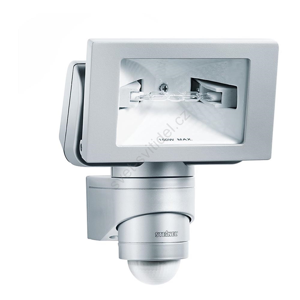 Steinel 646318 - HS 150 DUO platinový vzhled senzorová lampa pro venkovní prostory