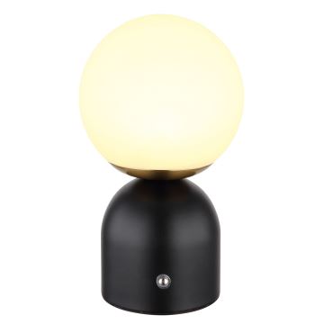 Globo - LED Stmívatelná dotyková stolní lampa LED/2W/5V 2700/4000/65000K 1800 mAh černá