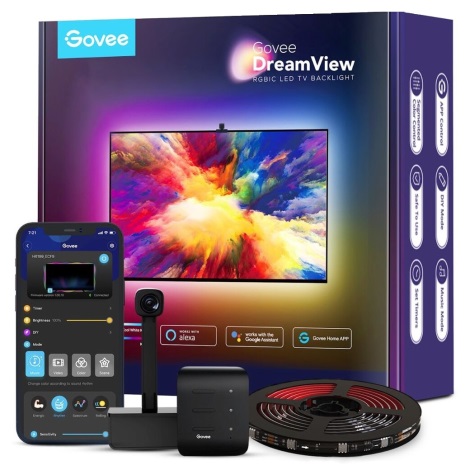 Govee - DreamView TV 55-65" SMART LED podsvícení RGBIC Wi-Fi