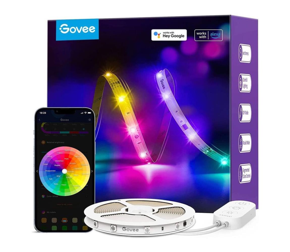 Govee Govee - Wi-Fi RGBIC Smart PRO LED pásek 5m 