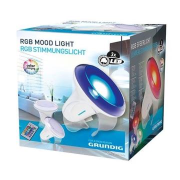 Grundig - LED RGB Stmívatelná stolní lampa LED/1W/230V + dálkové ovládání