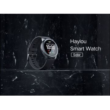 Haylou - Chytré hodinky LS05 Solar Bluetooth IP68 černá