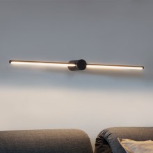 Ideal Lux - LED Koupelnové osvětlení zrcadla FILO LED/12,5W/230V IP44 černá