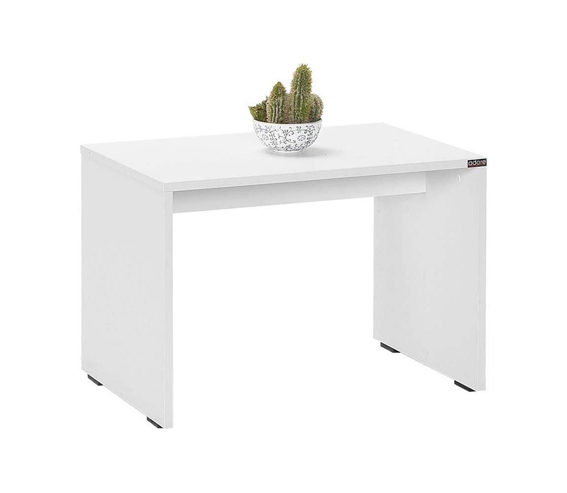 Adore Furniture Konferenční stolek 43x60 cm bílá 