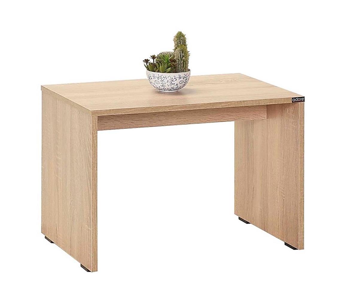 Adore Furniture Konferenční stolek 43x60 cm hnědá 