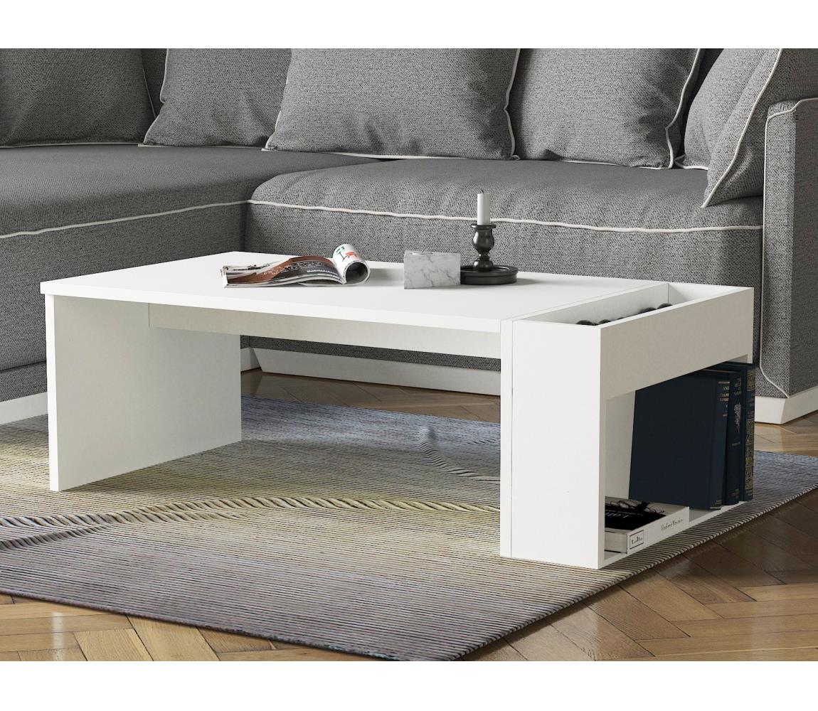  Konferenční stolek VIEW 34x95 cm bílá 
