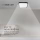 LED Koupelnové stropní svítidlo LED/18W/230V 4000K IP44 černá