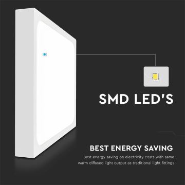 LED Koupelnové stropní svítidlo LED/24W/230V 3000K IP44 bílá