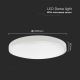 LED Koupelnové stropní svítidlo se senzorem LED/18W/230V 4000K IP44 bílá + dálkové ovládání