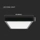 LED Koupelnové stropní svítidlo se senzorem LED/18W/230V 4000K IP44 černá