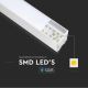 LED Lustr na lanku SAMSUNG CHIP LED/40W/230V 6400K bílá