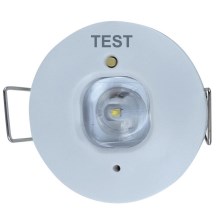 LED Nouzové podhledové svítidlo GATRION LED/1W/230V 6000K