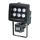 LED Reflektor s PIR čidlem T304 6xLED/6W černý IP54
