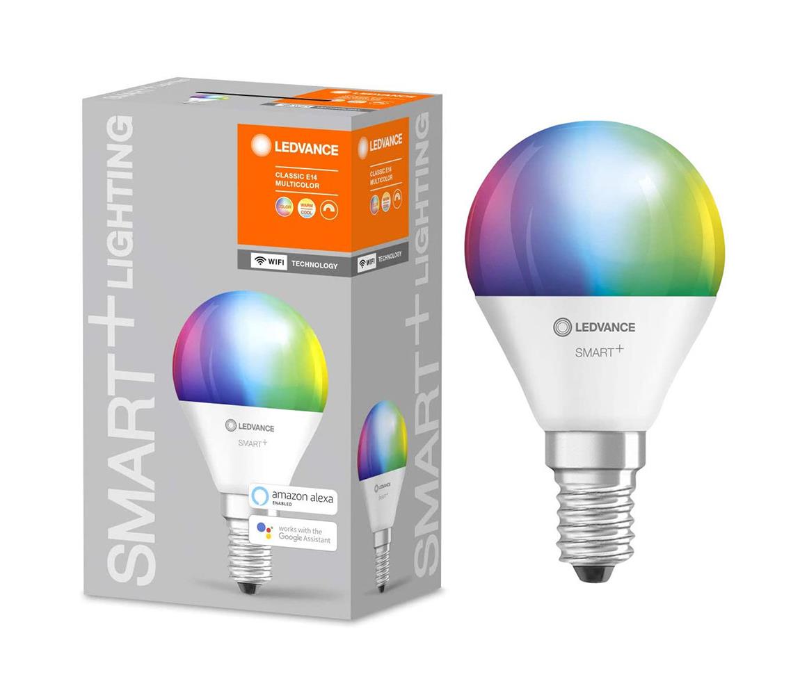 Ledvance LED RGBW Stmívatelná žárovka SMART+ E14/5W/230V 2700K-6500K - Ledvance 