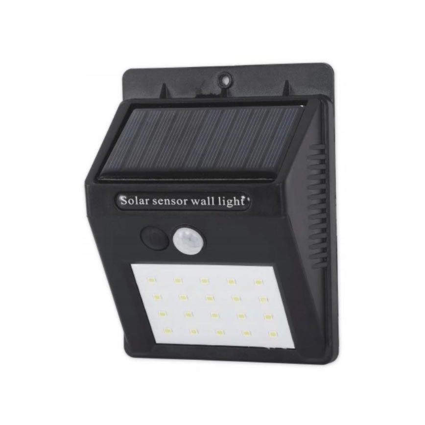 LED Solární nástěnné svítidlo se senzorem LED/0,55W/3,7V IP65