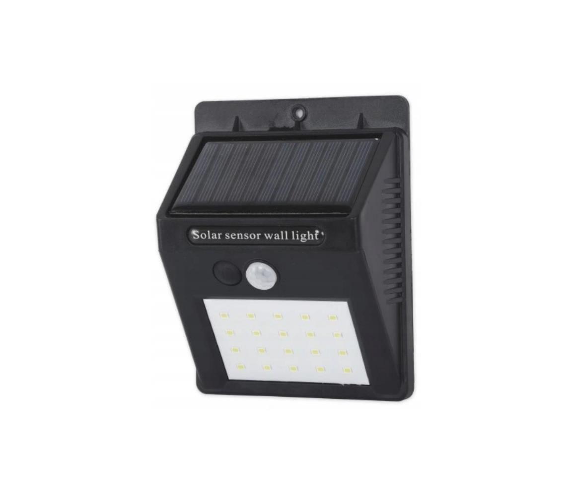  LED Solární nástěnné svítidlo se senzorem LED/0,55W/3,7V IP65 