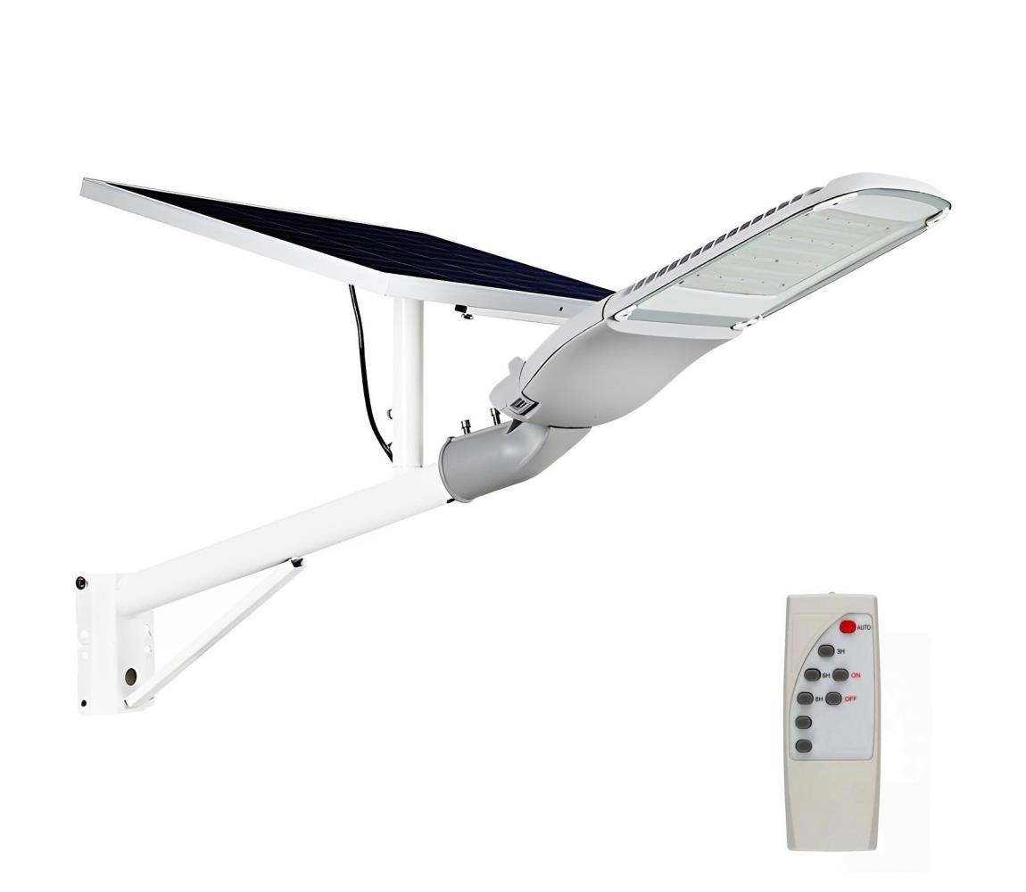  LED Solární pouliční lampa SAMSUNG CHIP LED/50W/6,4V IP65 4000K + DO 