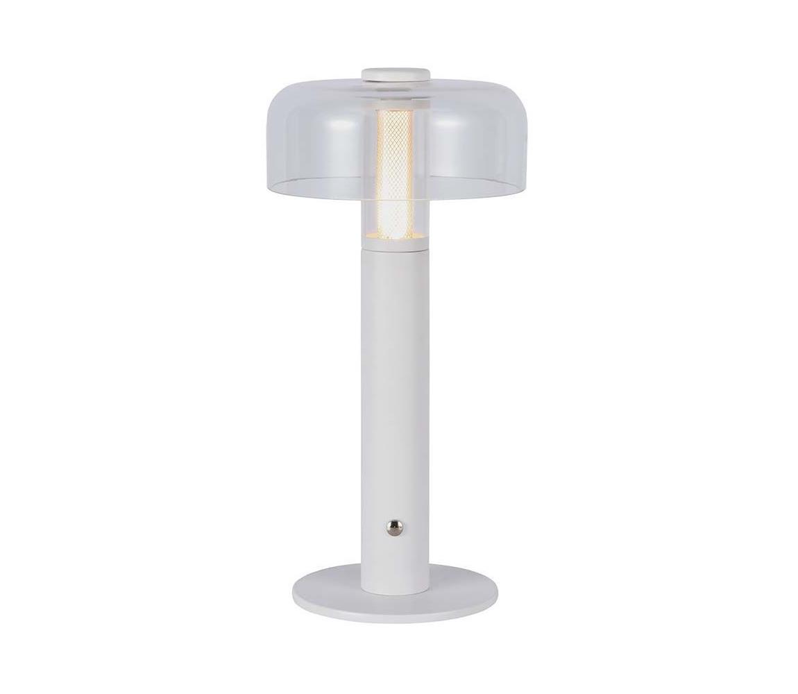  LED Stmívatelná dobíjecí stolní lampa LED/1W/5V 3000K 1800 mAh bílá 