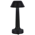 LED Stmívatelná nabíjecí dotyková stolní lampa LED/1W/5V 3000-6000K 1800 mAh černá