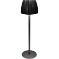 LED Stmívatelná nabíjecí dotyková stolní lampa LED/2,7W/5V 3000/4000/6000K 1800 mAh černá