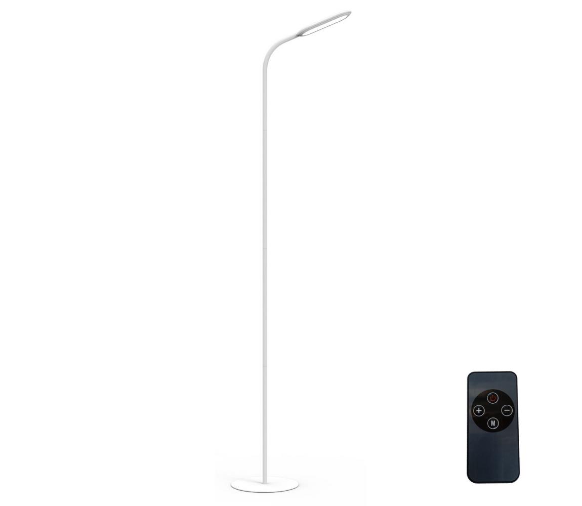  LED Stmívatelná stojací lampa LED/10W/230V 3000/4000/6000K bílá + DO 