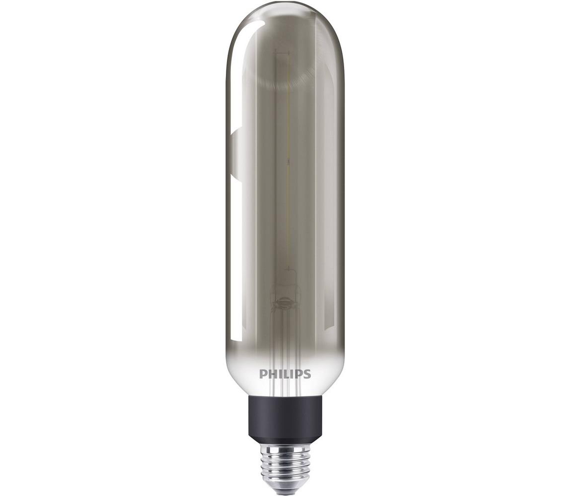 Philips LED Stmívatelná žárovka SMOKY VINTAGE Philips T65 E27/6,5W/230V 4000K 
