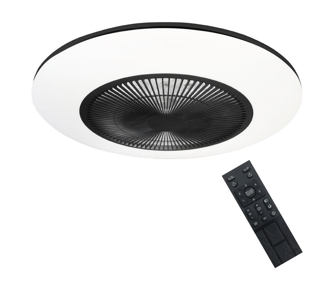  LED Stmívatelné stropní svítidlo s látorem ARIA LED/38W/230V černá/bílá +DO 